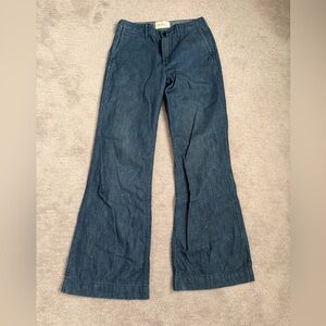 Denim & Supply Ralph Lauren Flare Jeans in Deep Blue
